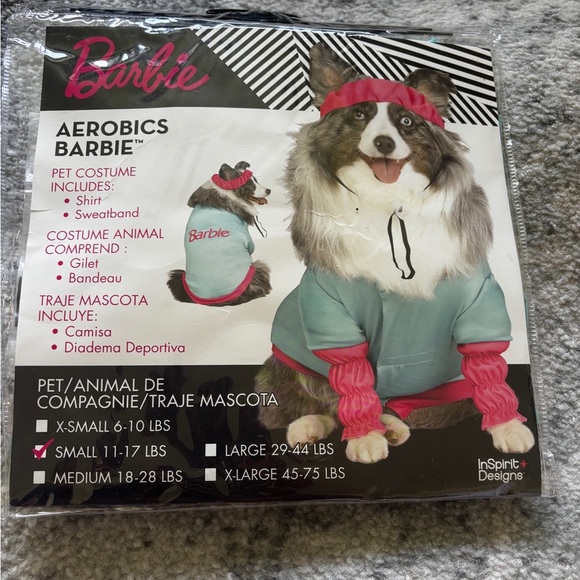 Barbie Other - NIB Barbie x InSpirit Designs Aerobics Barbie Pet Costume Small size 11–17 lbs